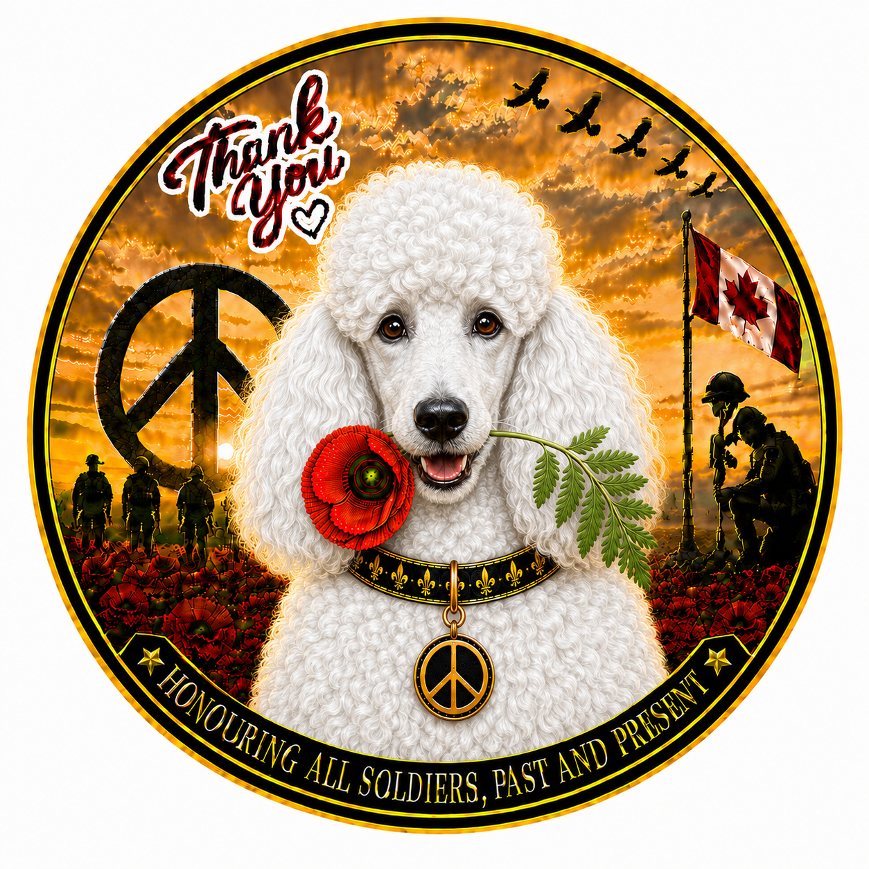 POODLE WHITE